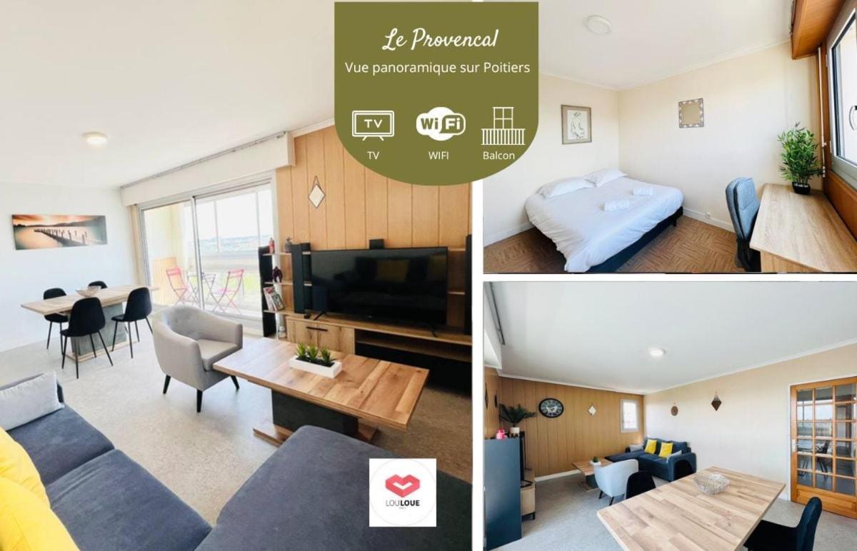 Le Provencal - Vue Paronomique Sur Poitiers Apartman Kültér fotó